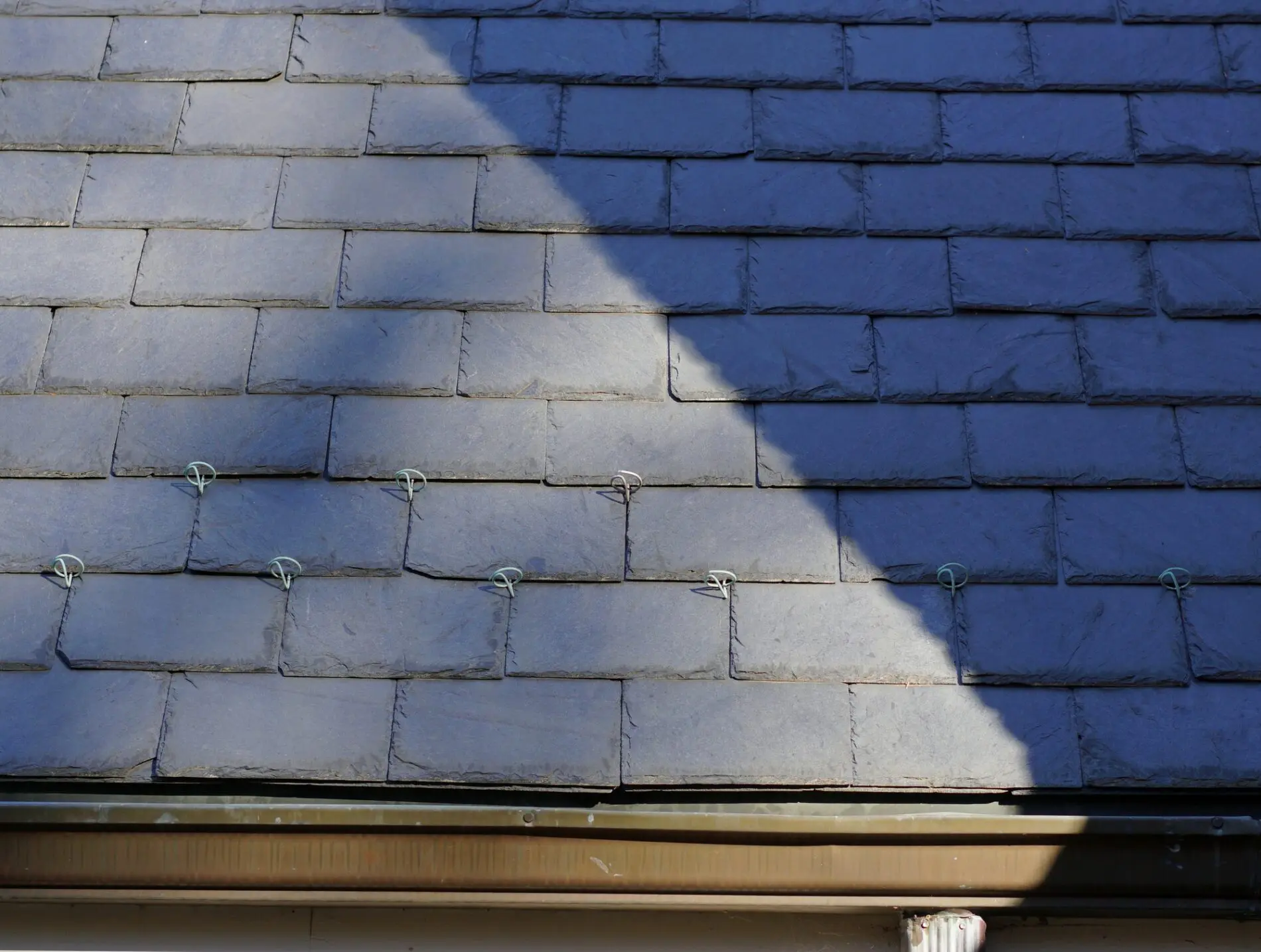 Finished slate tiled roof in Sheffield