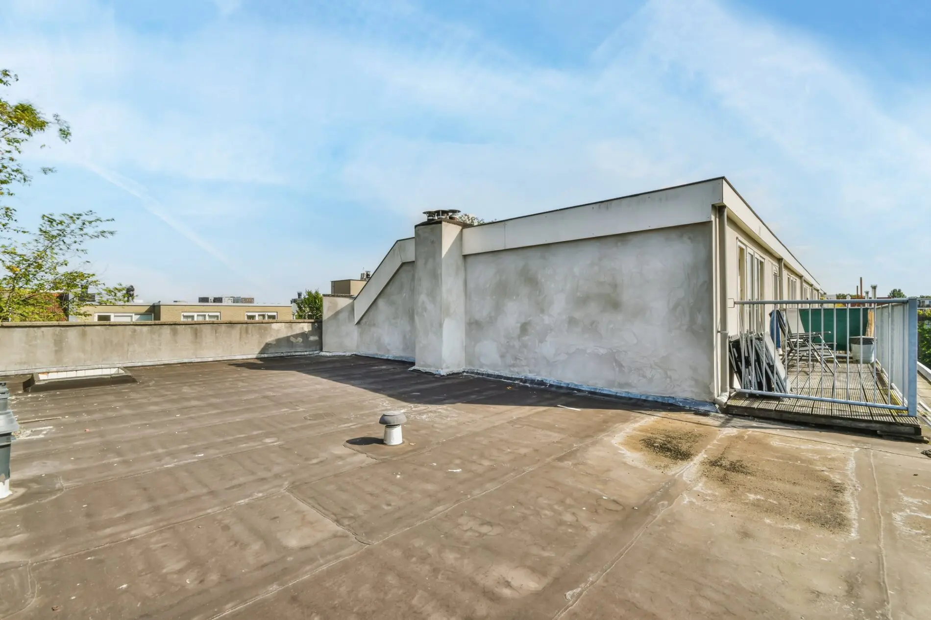 Finished flat roof on a Sheffield home