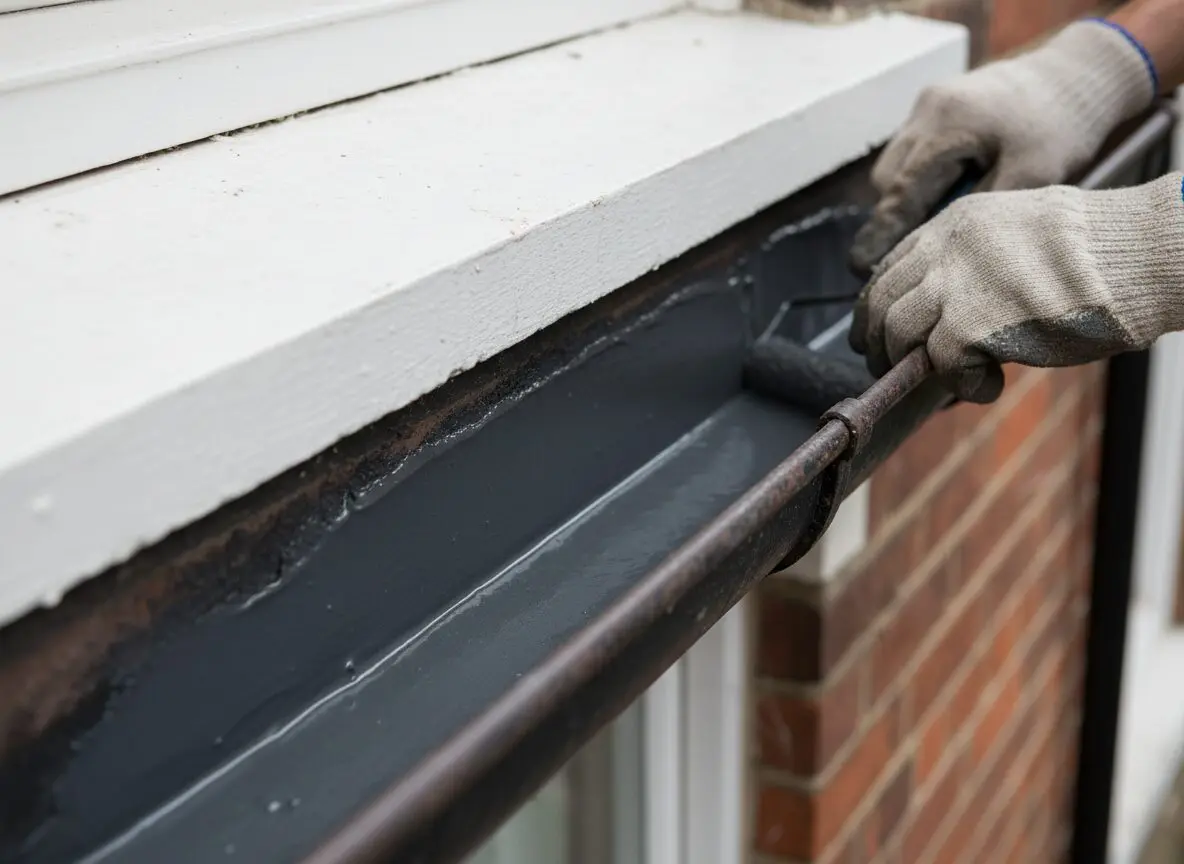 Commercial gutter repair in Sheffield
